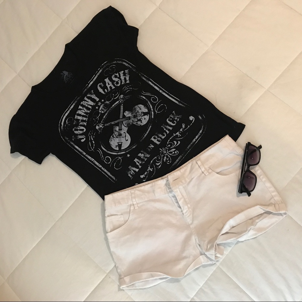 Forever 21 White Shorts